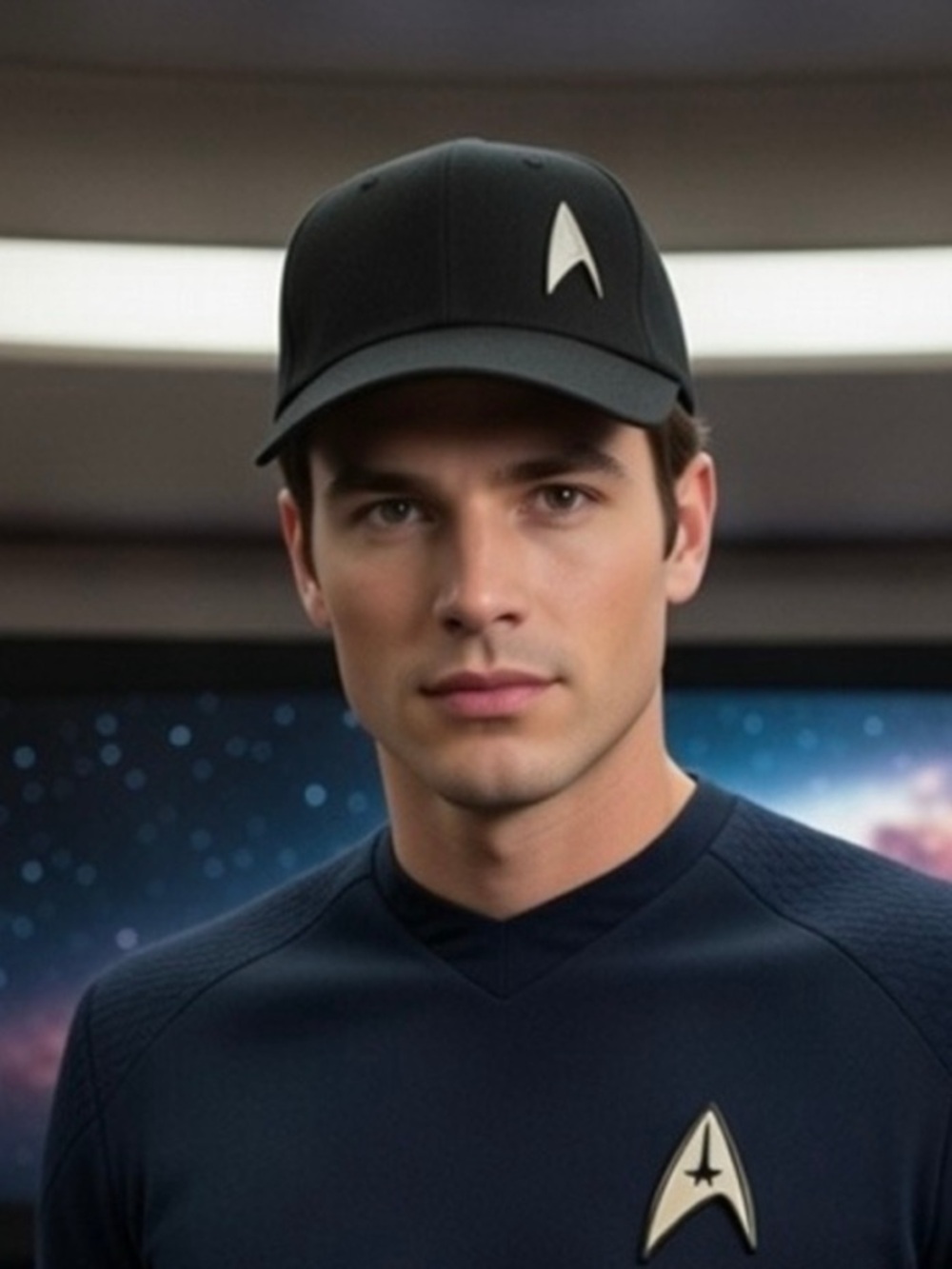 Star Trek Beyond Black Hat From Star Trek & Beyond Movie - Velcro Closure
